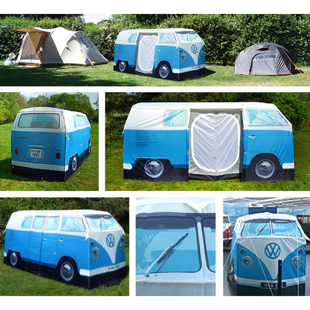 VW Tent Kombi Camper Van Orange