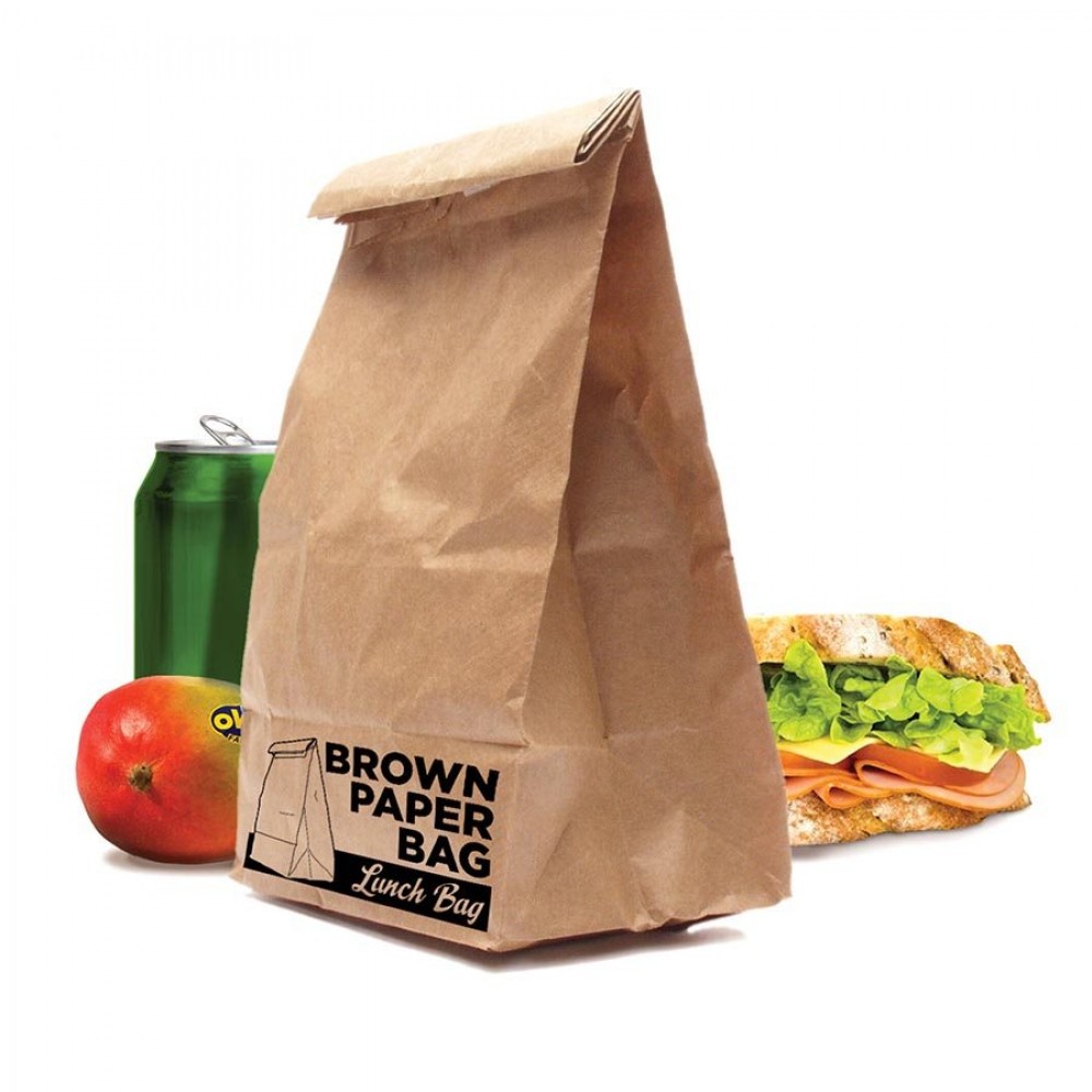 Brown Paper Bag Lunch Bag Tyvek