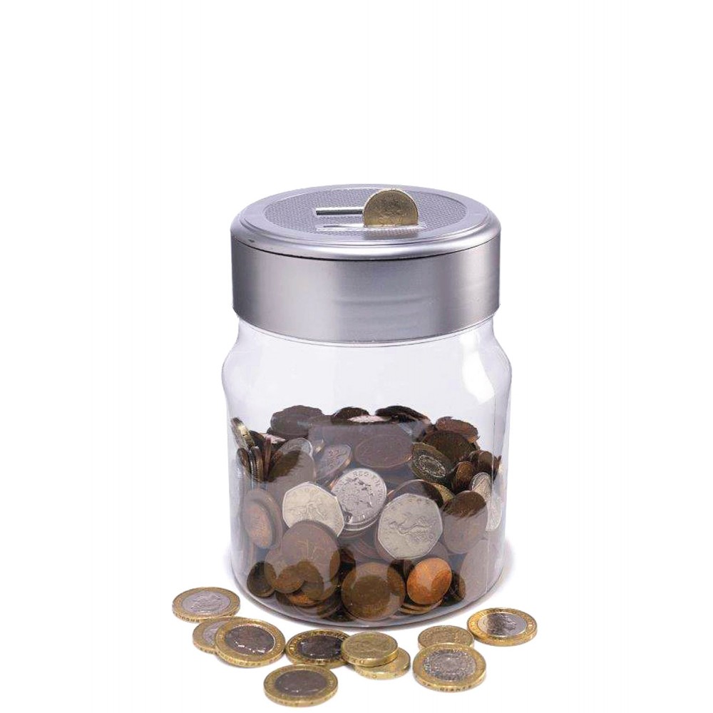 Coin sales counting jar