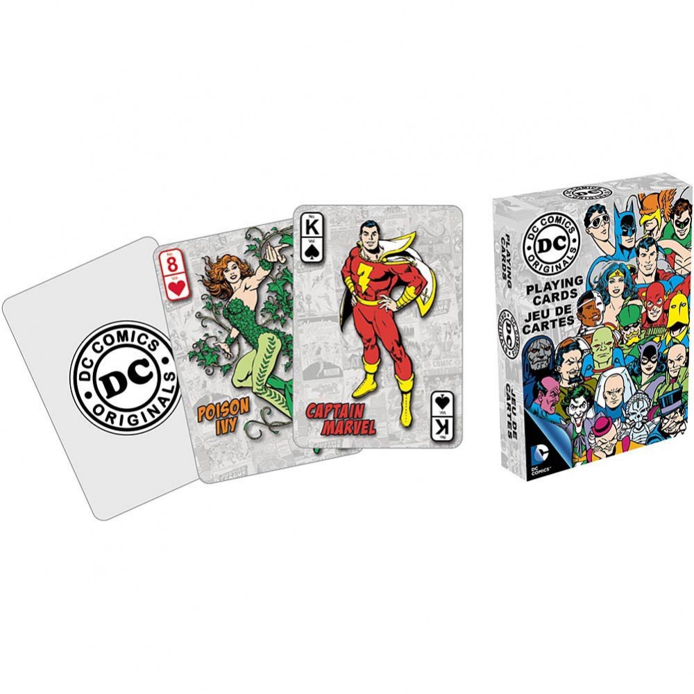 Buy Dc Comics Themed Playing Cards Assort 1 Bundle 4 Unique