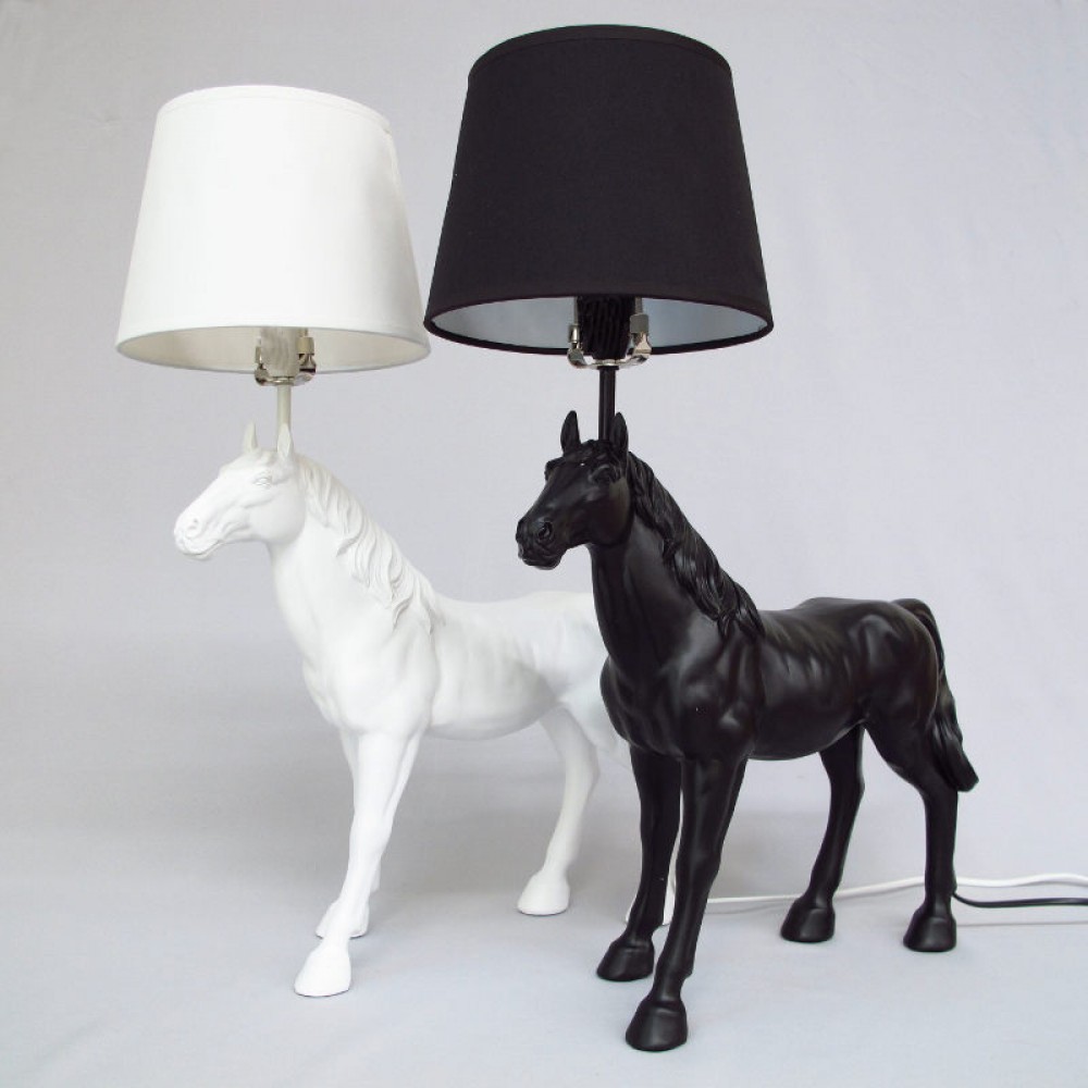 Horse Table Lamp White, Horse Lamp Shade Australia