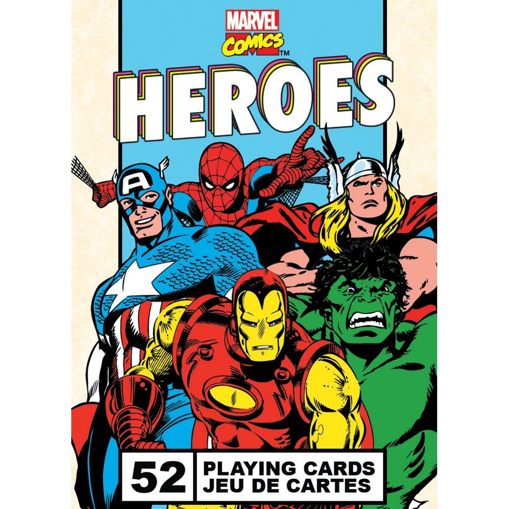 Marvel Heroes Retro Playing Cards
