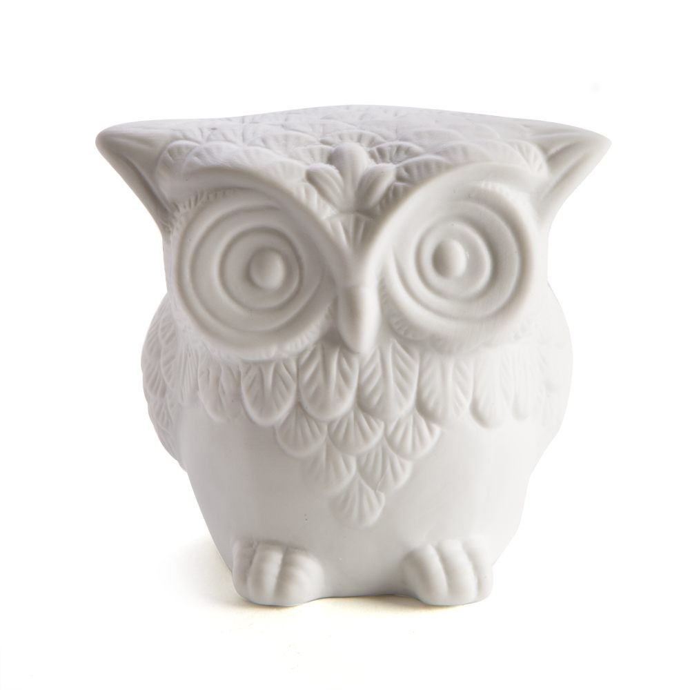 Owl Led Night Light Ceramic