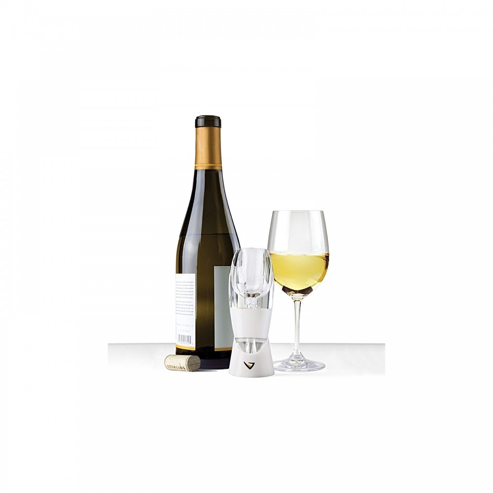 Vinturi White Wine Aerator Deluxe Tower Set with stand