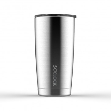 5 O'Clock Stainless Insulated Tumbler - Silver