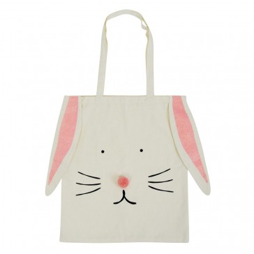 Bunny Large Canvas Tote Bag