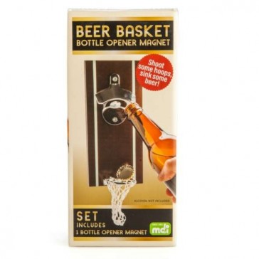 BEER BASKETBALL BOTTLE OPENER MAGNET