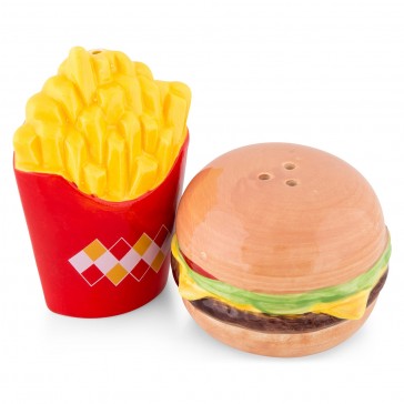 Burger and Fries Salt & Pepper Set