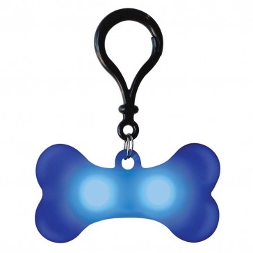 Collarbone - Motion Activated LED Dog Tag - Blue