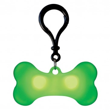 Collarbone - Motion Activated LED Dog Tag - Green