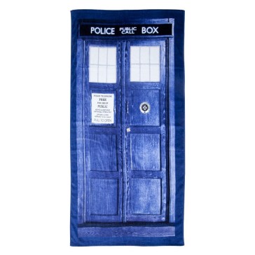 Doctor Who Tardis Bath/Beach Towel