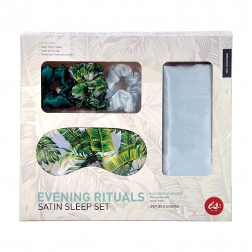 Evening Rituals Satin Pillowcase Sleep Set