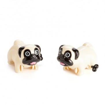 Wind Up Racing Pugs - Set of 2