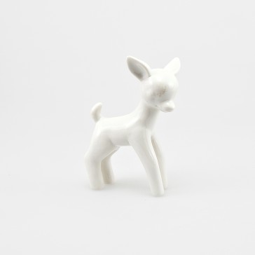 Flossie Porcelain Deer White