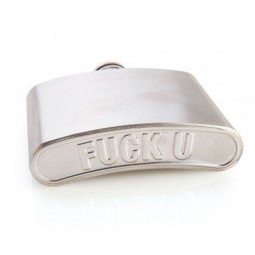 Fuck U Metal Hip Flask