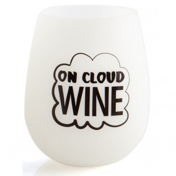Silicone Wine Stemless Tumbler Glow In The Dark - Cloud Wine