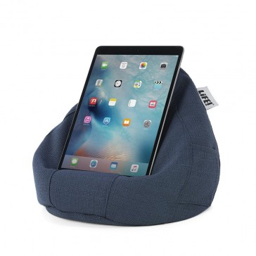 iCrib Tablet Bean Bag Cushion - Navy Linen Look