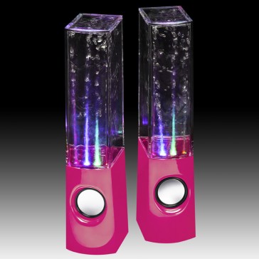 JINX Liquid Sound Speakers Pink