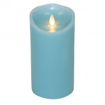 Luminara Candle Flameless LED - 3.5 x 7" - Blue Ocean Breeze