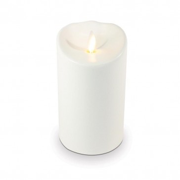 Luminara Flameless LED Outdoor Candle - Ivory 3.5 x 5"