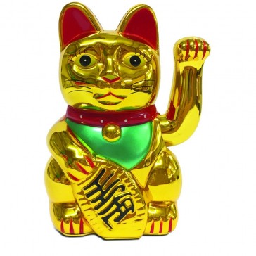 Maneki-neko Japanese Waving Lucky Cat