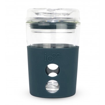 Glass Tea & Coffee Traveller - Small - Ocean  midnight blue