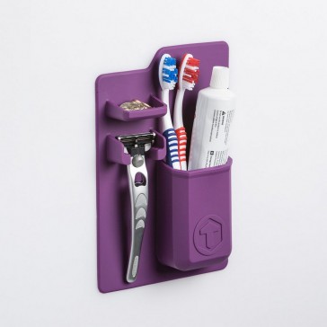 Mighty Toothbrush Holder - Purple