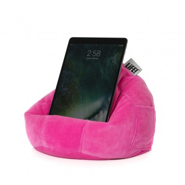 iCrib Tablet Bean Bag Cushion - Velvet Flamingo Pink
