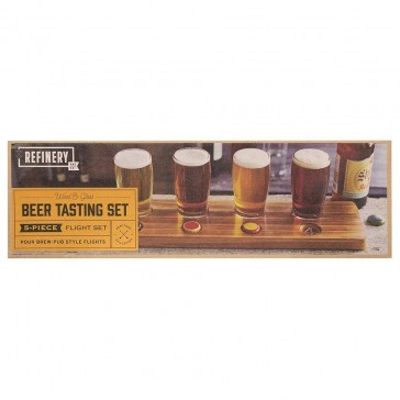 Wooden Beer Tasting Set