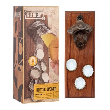 Bottle Opener with Magnetic Catcher