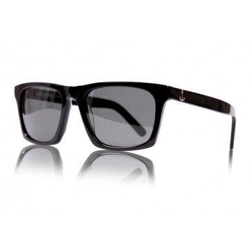 Royal Aquamarine Vanderbilt Midnight Black Sunglasses