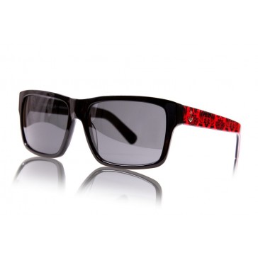 Royal Aquamarine Warhola Midnight Black x Royal Red Sunglasses