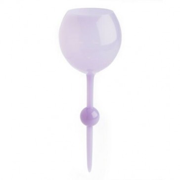 The Beach Glass - Floating Wine Glass - Purple Haze