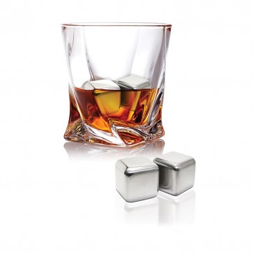 12 Below - Stainless Steel Ice Cubes Set of 4