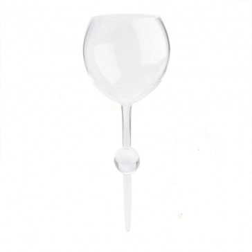 The Beach Glass - Floating Wine Glass - Crystal Clear