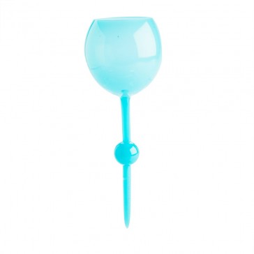 The Beach Glass - Floating Wine Glass - Teal Tides