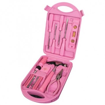 The Essential 28pc Tool Set - Pink