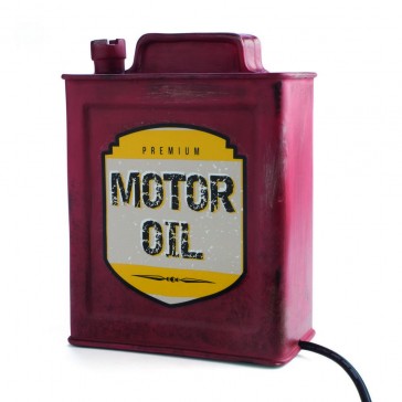 Vintage Motor Oil Table Lamp