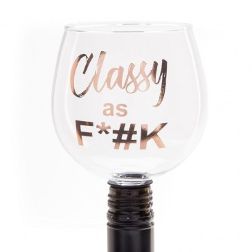 Classy as F*#K Wine Bottle Tipple Topper