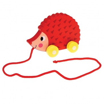 Ella the Hedgehog Wooden Pull Toy