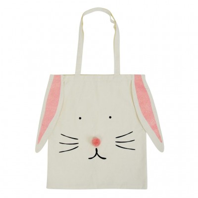Bunny Large Canvas Tote Bag