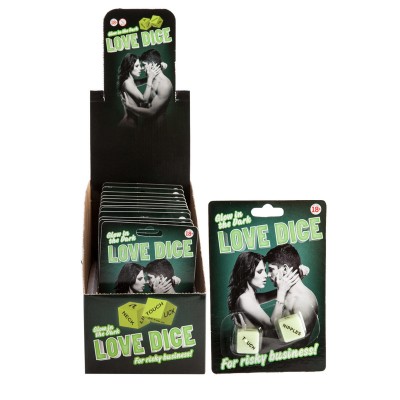 Glow in the Dark Love Dice Game