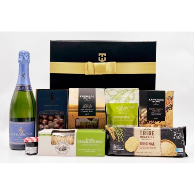 New Thank you Gourmet Gift Hamper with B Francois Brut NV
