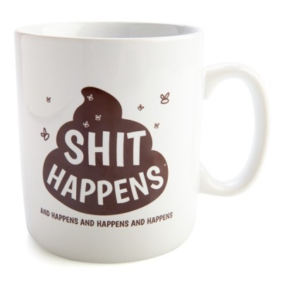 Koolface Sh*t Happens Giant Coffee Mug