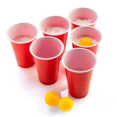 Beer Pong Set - 24 Cups, 24 Balls