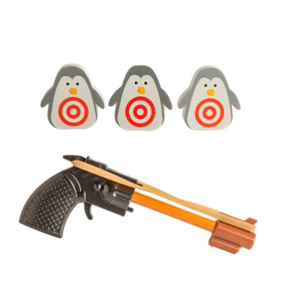 Desktop Stationery Set Game Penguin Shooting