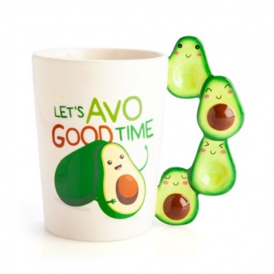 Avocado 3D Handle Mug Tea Coffee Cup