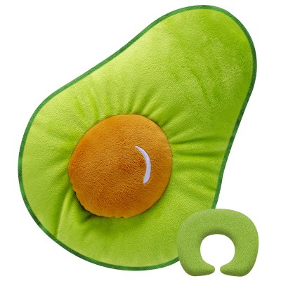 Avocado Travel Pillow - Reversible