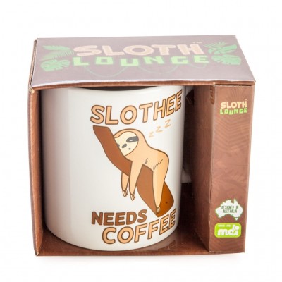 Slothee Needs Coffee Mug