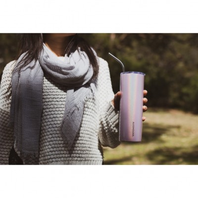 SKNY Slim Vacuum Insulated Skinny Tumbler - Blush Pink